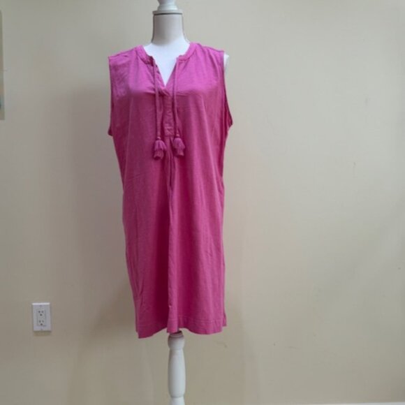 Vineyard Vines Sleeveless Surfside Pink Cover-Up - Picture 1 of 8